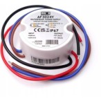 30W 24V Apvalus hermetiškas LED maitinimo šaltinis MW Power 1.25A IP67