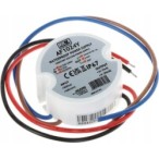 10W 24V Apvalus hermetiškas LED maitinimo šaltinis MW Power 0.41A IP67
