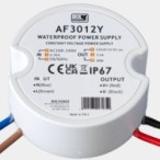 30W 12V Apvalus hermetiškas LED maitinimo šaltinis MW Power 2.5A IP67