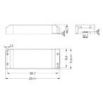 300W 24V Dimeriuojamas LED maitinimo šaltinis POS 12.5A TRIAC