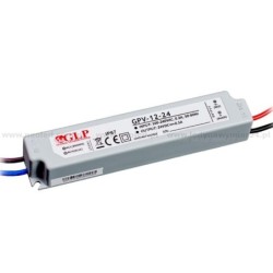 12W 24V Hermetiškas LED maitinimo šaltinis GLP 0.5A IP67