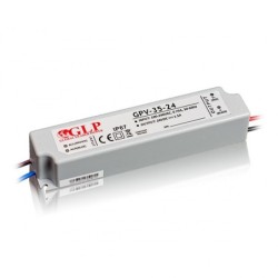 36W 24V Hermetiškas LED maitinimo šaltinis GLP 1.5A IP67