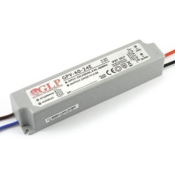 60W 24V Hermetiškas LED maitinimo šaltinis GLP 2.5A IP67