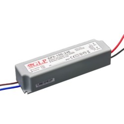 100W 12V Hermetiškas LED maitinimo šaltinis GLP 8.3A IP67