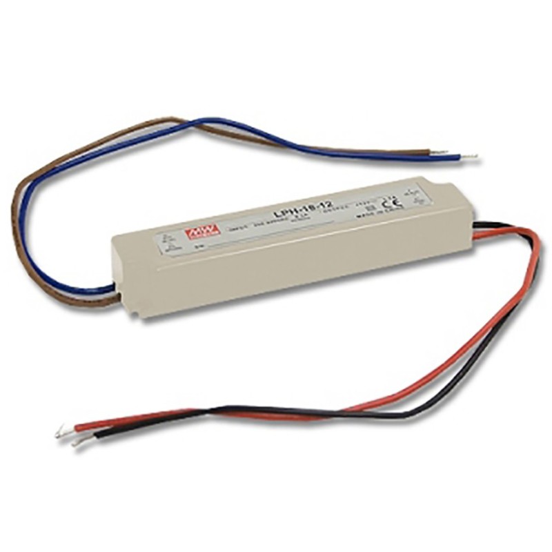 18W 12V LED maitinimo šaltinis Mean Well 1.5A IP67