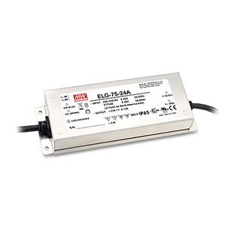 75W 12V Reguliuojamas hermetiškas LED maitinimo šaltinis Mean Well 5A IP65