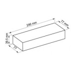 320W 12/24V Reguliuojamas hermetiškas LED maitinimo šaltinis Mean Well 13.3A IP67