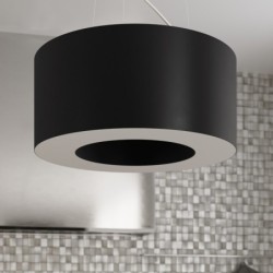 Pakabinamas šviestuvas SATURNO 90 juodas 8xE27