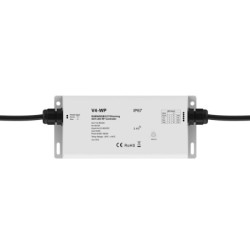 Hermetiškas IP67 nuolatinės įtampos RGB/RGBW valdiklis V4-WP 12-36V 4x5A