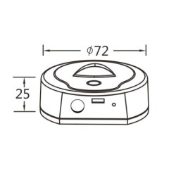 WiFi rėlė WiFi -- RF signalo keitimas DC5-24V veikia su SKYSMART aplikacija
