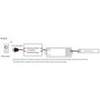 Nuolatinės įtampos 5 kanalų universalus SMART WiFi TUYA vienos spalvos, CCT, RGB/RGBW/RGB+CCT  valdiklis WT5 12-46V 5x3A su gali