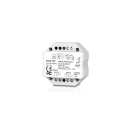 Vieno kanalo 230V valdiklis S1-B(WT) su TRIAC pritemdymo funkcija  + Push DIM + WIFI veikia su TUYA ir SMARTLIFE