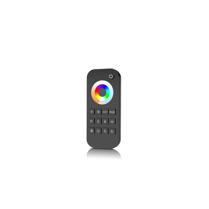 1 zonos nuotolinis valdymo pultelis RT10 tinkamas vienos spalvos, RGB/RGBW ir CCT LED valdiklių valdymui