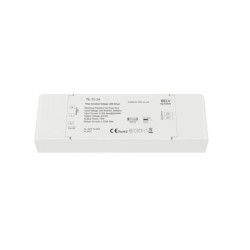 75W TRAC transformatorius TE-75-24, 24V LED juostoms naudojamas su sukamu šviesos reguliatoriumi arba skambčio tipo mygtuku "Pus