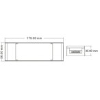 75W TRAC transformatorius TE-75-24, 24V LED juostoms naudojamas su sukamu šviesos reguliatoriumi arba skambčio tipo mygtuku "Pus