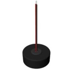 R1-1(L) 2.4GHz RF nuotolinis valdiklis veikiantis su skambučio tipo jungikliais (Push Dim)