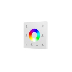 Belaidis reguliatorius TW4/WH skirtas RGB/RGBW LED apšvietimo valdiklių valdymui.