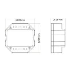 RF signalo kartotuvas tinkamas 2.4GHz pulteliams ir valdikliams (220V/12-24V)