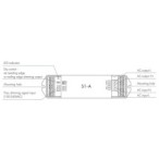 230V TRIAC pritemdymo signalo stiprintuvas S1-A 250-600W