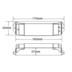 230V TRIAC pritemdymo signalo stiprintuvas S1-A 250-600W