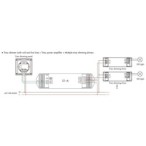 230V TRIAC pritemdymo signalo stiprintuvas S1-A 250-600W