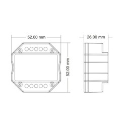 SMART 230V Valdiklis SS-C On/Off + Push + RF + WiFi