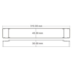 TRIAC 150W 24V pritemdomas maitinimo šaltinis su PUSH-DIM funkcija