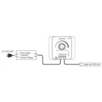 Rotorinis mechaninis vienos zonos valdiklis V1-KC 12-48V (su Fade efektu) + RF signalas