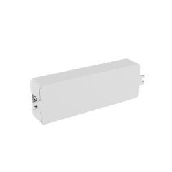 Vienos spalvos reguliuojamo lėto įjungimo ir išjungimo valdiklis V1-F 8A 12-48V IP20 + PUSH DIM