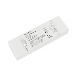 Nuolatinės įtampos 5 kanalų universalus SMART WiFi TUYA vienos spalvos, CCT, RGB/RGBW/RGB+CCT  valdiklis  su galimybe valdyti ba