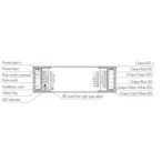 Nuolatinės įtampos 5 kanalų universalus SMART WiFi TUYA vienos spalvos, CCT, RGB/RGBW/RGB+CCT  valdiklis  su galimybe valdyti ba