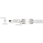 Nuolatinės įtampos 5 kanalų universalus SMART WiFi TUYA vienos spalvos, CCT, RGB/RGBW/RGB+CCT  valdiklis  su galimybe valdyti ba