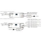 WiFi ir RF skaitmeninės LED juostos valdiklis ES-DP(WT) 15A 5-24V IP20 + PushKey