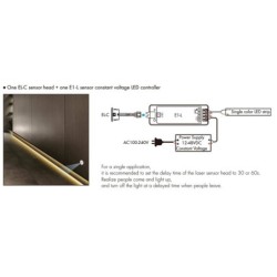 Lazerinis sensorius 5V Reguliuojamas atsumas 0.05-2.5m