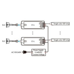 Lazerinis sensorius 5V Reguliuojamas atsumas 0.05-2.5m