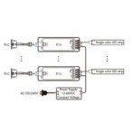 Lazerinis sensorius 5V Reguliuojamas atsumas 0.05-2.5m