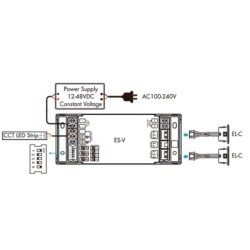 Lazerinis sensorius 5V Reguliuojamas atsumas 0.05-2.5m