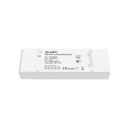 4 kanalų 230V valdiklis SS-4(WT) skirtas įjungti/išjungti  + WIFI veikia su TUYA ir SMARTLIFE