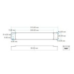 RF valdomas 150W 24V pritemdomas maitinimo šaltinis su PUSH-DIM funkcija