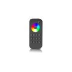 Adresuojamų (SPI tipo) LED juostų 2.4 GHz RF pultelis  (RGB, RGBW ar RGB+CCT LED juostoms valdyti)