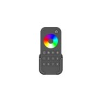 Adresuojamų (SPI tipo) LED juostų 2.4 GHz RF pultelis  (RGB, RGBW ar RGB+CCT LED juostoms valdyti)
