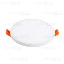 Balta įmontuojama LED panelė UNO 10W 4000K (Keičiamo skersmens)