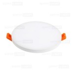 Balta įmontuojama LED panelė UNO 10W 4000K (Keičiamo skersmens)