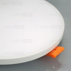 Balta įmontuojama LED panelė UNO 10W 4000K (Keičiamo skersmens)