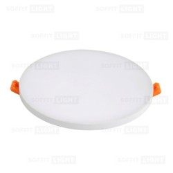 Balta įmontuojama LED panelė UNO 14W 4000K (Keičiamo skersmens)