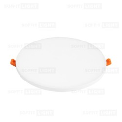 Balta įmontuojama LED panelė UNO 20W 3000K (Keičiamo skersmens)