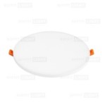Balta įmontuojama LED panelė UNO 20W 3000K (Keičiamo skersmens)