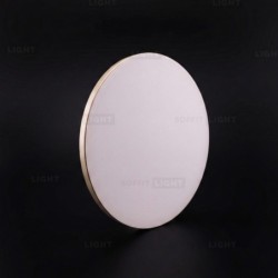 Aukso spalvos įmontuojama LED panelė UNO 14W 4000K (Keičiamo skersmens)