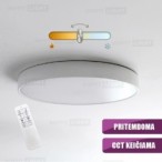 Baltas lubinis LED šviestuvas SUN60 CCT + pritemdomas 50W D:60CM valdomas pulteliu