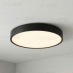 Juodas lubinis LED šviestuvas SUN60 CCT + pritemdomas 50W D:60CM valdomas pulteliu